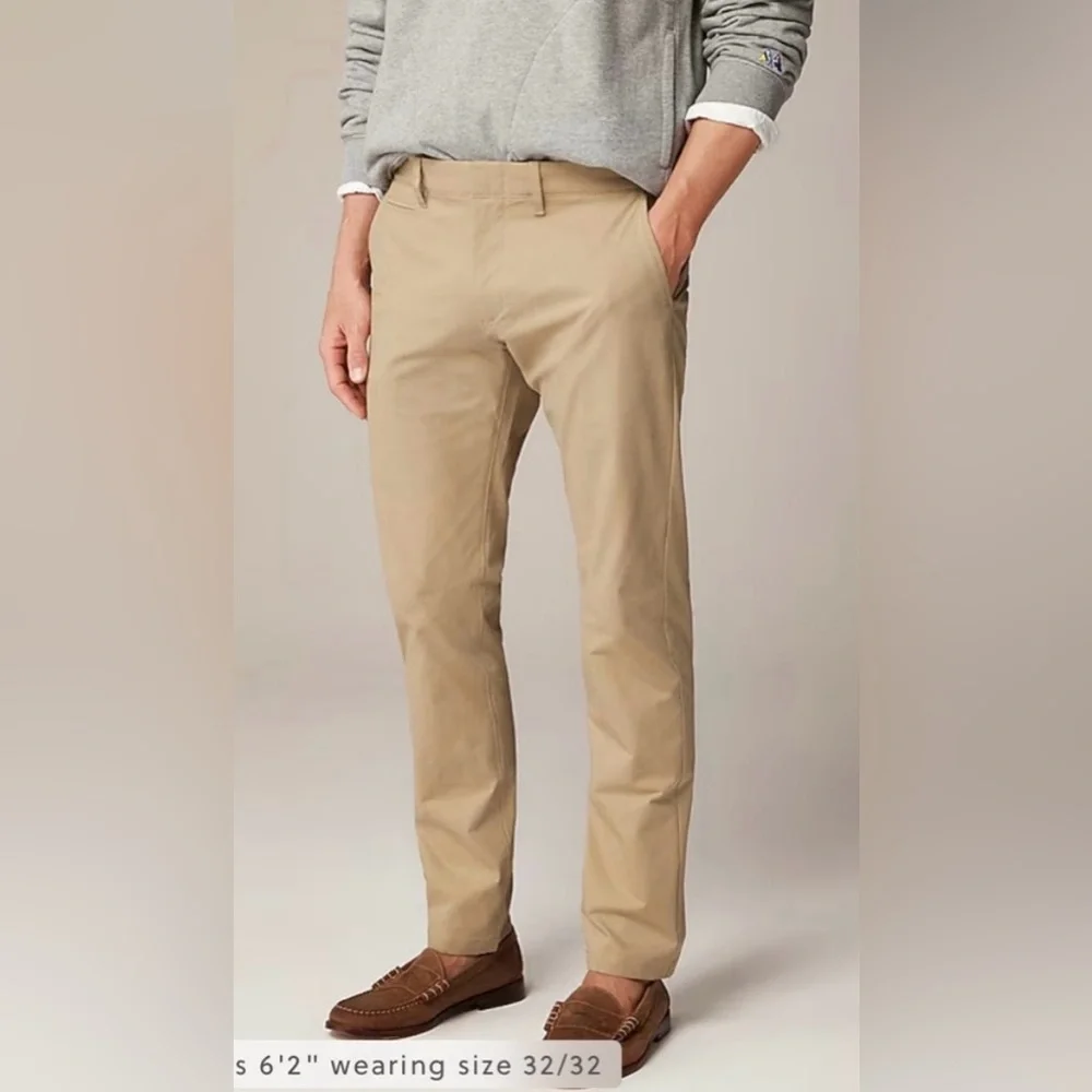 J.Crew 484 Slim-fit tech pant